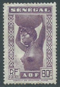 Senegal, Sc #181, 80c MH