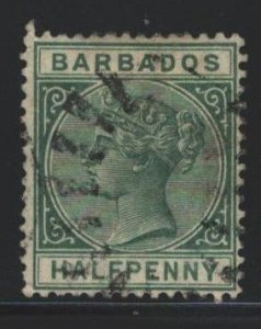 Barbados Sc#60 Used