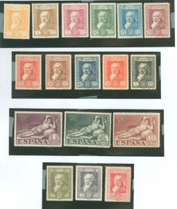 Spain #386-402  Single