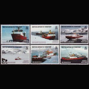 BR.ANTARCTIC TERR. 2011 - Scott# C5-10 Ships Set of 6 NH