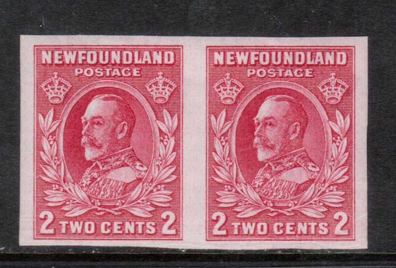 Newfoundland #185c Very Fine Never Hinged Imperf Pair