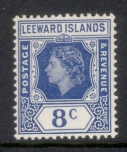 Leeward is 1954 QEII Portrait 8c MLH