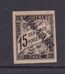 Diego-Suarez Scott J9, 1892 15c Postage Due, VF MH. Scott $36