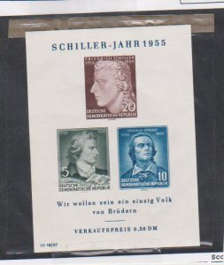 German Democratic Republic Scott # 243a Souvenir Sheet, F-VF Mint NH Catalogue $