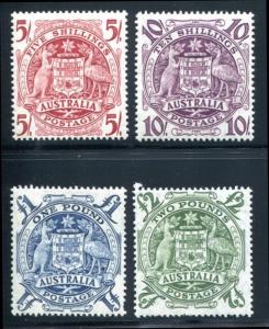 AUSTRALIA 218-221 MINT LH ARMS SET