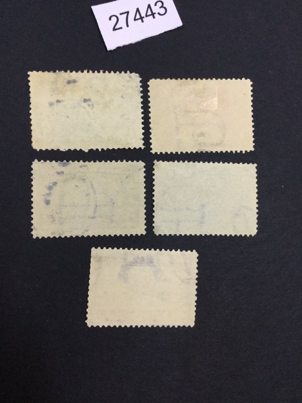 US STAMPS  #323-327 USED LOT #27443