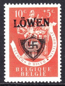 BELGIUM B332 WW2 LÖWEN OVERPRINT OG NH U/M F/VF BEAUTIFUL GUM