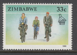 Zimbabwe 626 Bicycles MNH VF