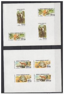 1979 Madagascar Mi. 846-849 Turtle Wildlife Lemur Lemurian Animals-