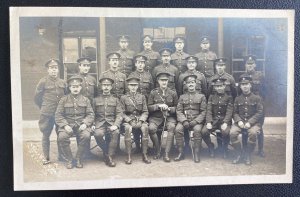 1910s England Real Picture Postcard Cover To Balham Soldiers Photo