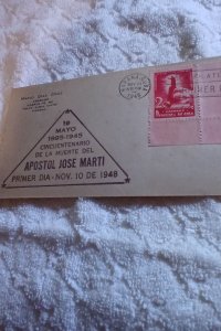 CUBA.1948.APOSTOL JOSE MARTI-FDC.#2