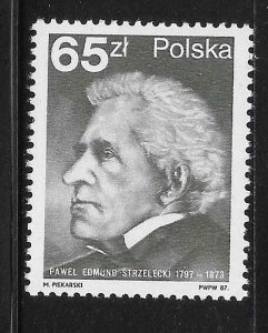 Poland 1987 Pawel Edmund Strzelecki Explorer Sc 2796 MNH A749