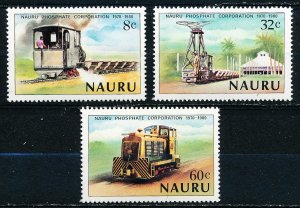 Nauru #214-216  Set of 3 MNH