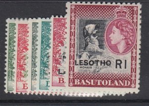 LESOTHO, Scott 15-20, MNH
