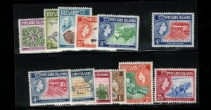 Pitcairn Islands #20 - #31 Very Fine Never hinged Set With 4P Ultra & Rose Red