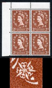 2d Light Red Brown S38r Dot Over Rose Stem U/M