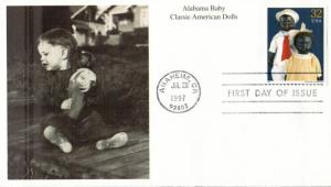 #3151a Alabama Baby Doll Mystic FDC