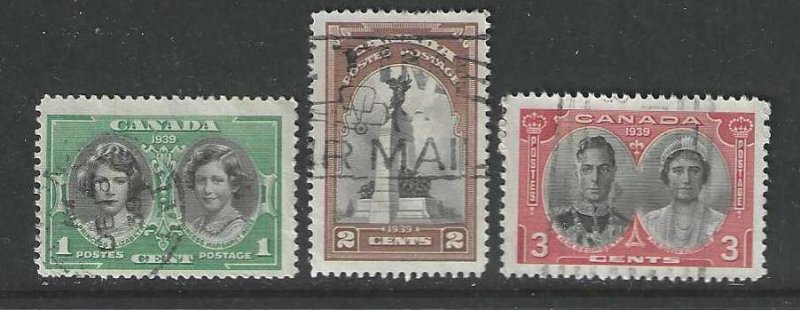 Canada 246-248  Used  Complete