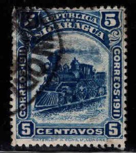 Nicaragua Scott 1L113 used locomotive stamp