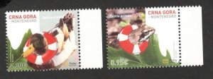 MONTENEGRO - MNH SET - PROTECTION OF NATURE - FROG - BIRDS - 2012.