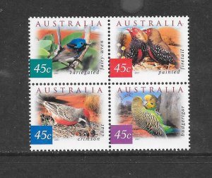 BIRDS - AUSTRALIA #1987a MNH