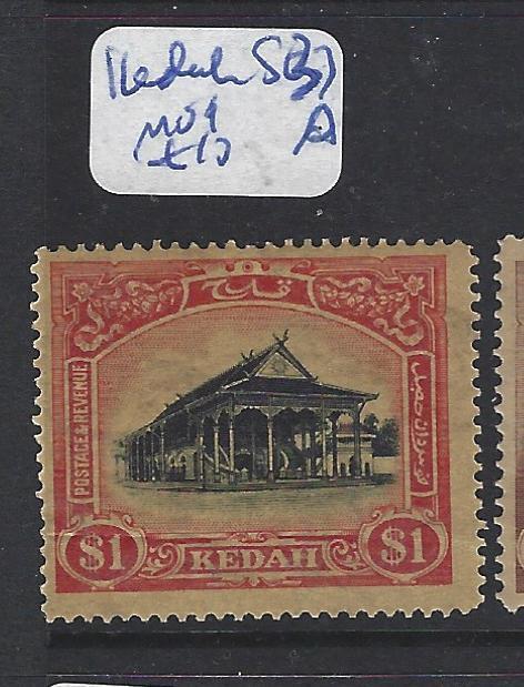 MALAYA KEDAH (P1111B)   $1.00  SG 37   MOG