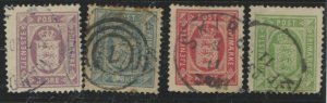 Denmark #O6-O9 Used Single (Complete Set)