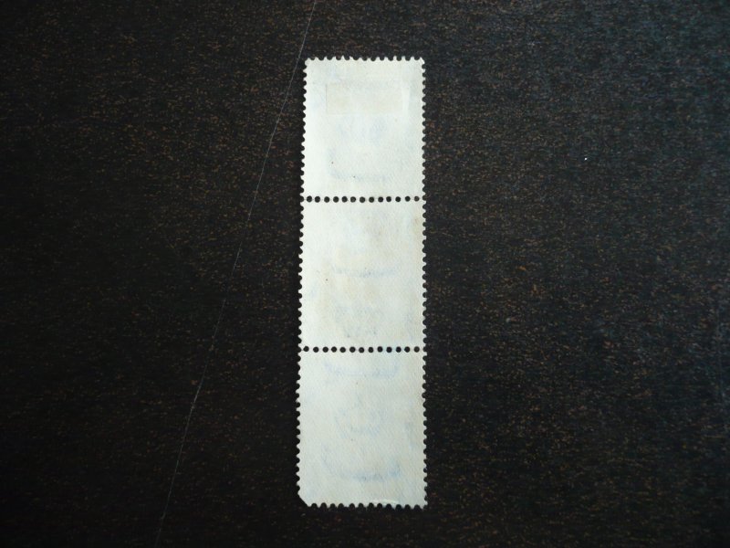 Stamps - Egypt - Scott# 141 - Used Strip of 3 Stamps