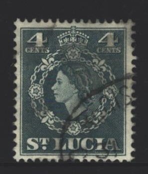 St Lucia Sc#160 Used