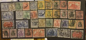 [AG] Germany LOT 1900-1919 Sc #52-95 Mi 53-97 USED Mi-CV 211$