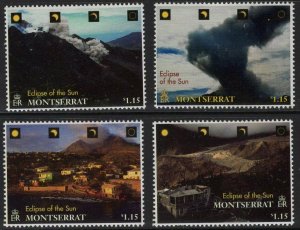 MONTSERRAT SG1104/7 1998 TOTAL ECLIPSE OF THE SUN MNH