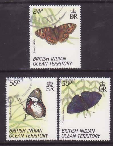 BIOT-Sc#148-50- id11-used set-Insects-Butterflies-1994-