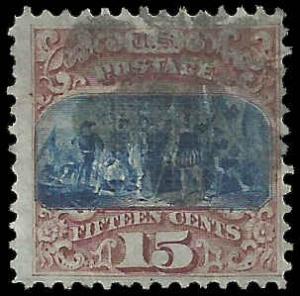 # 118 Brown & Blue Used Landing Of Columbus Type I