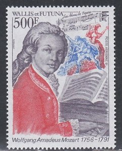 Wallis & Futuna # C168, Mozart, Mint NH, 1/2 Cat.