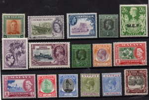 British Commonwealth KGV-QEII mint high values collection WS36931