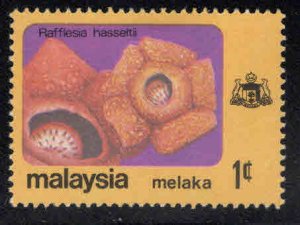 Malaysia Malacca Scott 81 MH* Flower stamp