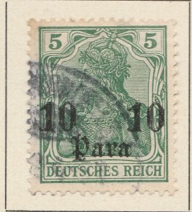 TURKEY TURKEY Germany Empire OFFICE IN TURKEY 1906 Wmk 10pa Used A28P17F27591-