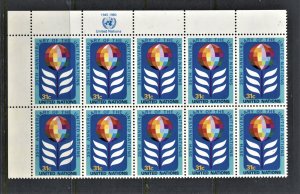 STAMP STATION PERTH United Nations # Block of 10 MNH 1980