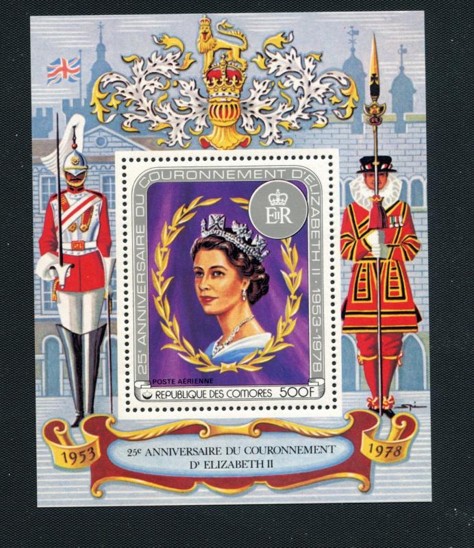 Comoro  Mi413,Queen Elizabeth II - M NH - Souvenir Sheet