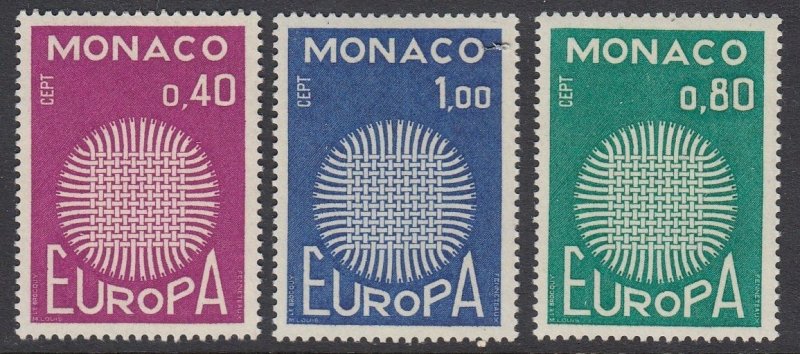 Monaco 768-70 Europa mnh