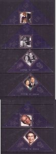 Gibraltar-Sc#1267-72-unused NH set-QEII-Prince Philip-Lifetime of Service-2011-