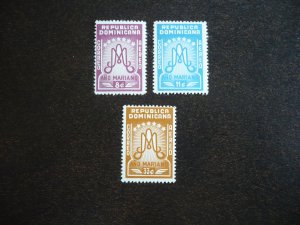 Stamps - Dominican Republic - Scott# C87-C89 - Mint Never Hinged Set of 3 Stamps