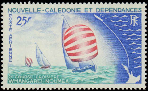 New Caledonia  #C50, Complete Set, 1967, Never Hinged