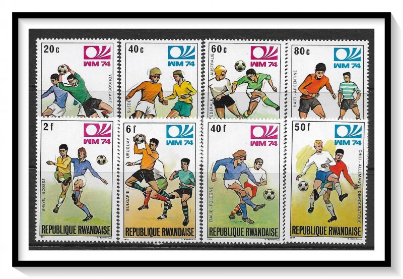 Rwanda #579-586 Soccer Championship Set MNH