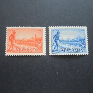 Australia 1934 Sc 142-143 MH