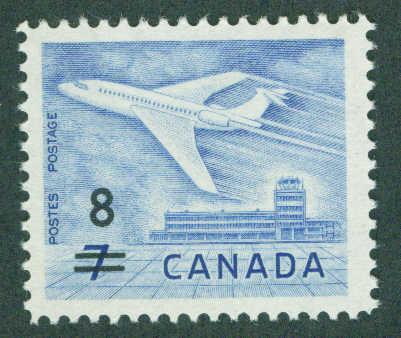 CANADA Scott 430 MNH** 1964 surcharged stamp