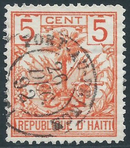 Haiti, Sc #29, 5c, Used