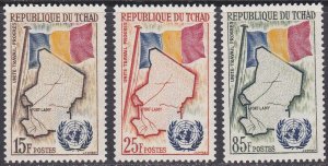 Chad Sc #67-69 MNH