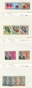 Haiti, Postage Stamp, #CB10-2 LH, CB16-8, CB22-27 Mint NH, 1959-60, JFZ 