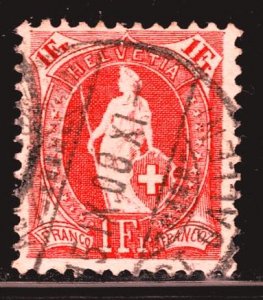 Switzerland 97a - used - P11-1/2 X 12